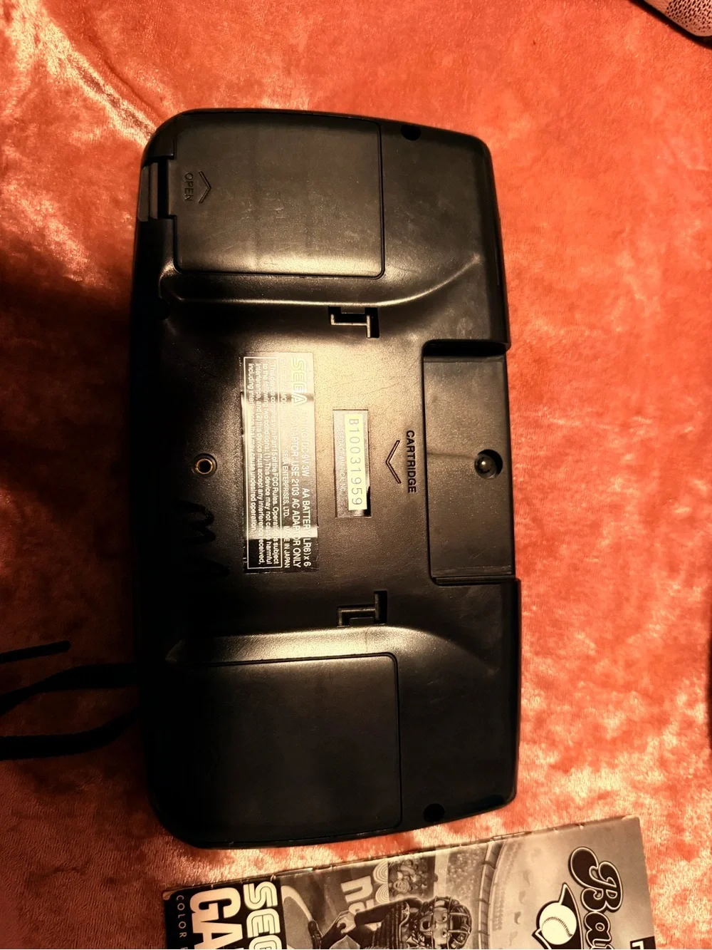 Vintage Sega Game Gear Handheld Console – Works!